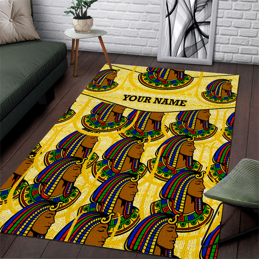 Personalized Daughters Of Isis Area Rug Ancient Egyptian Goddess Pharaoh