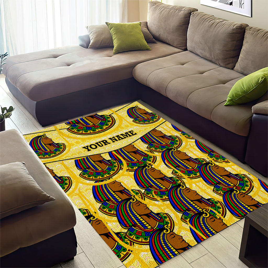 Personalized Daughters Of Isis Area Rug Ancient Egyptian Goddess Pharaoh
