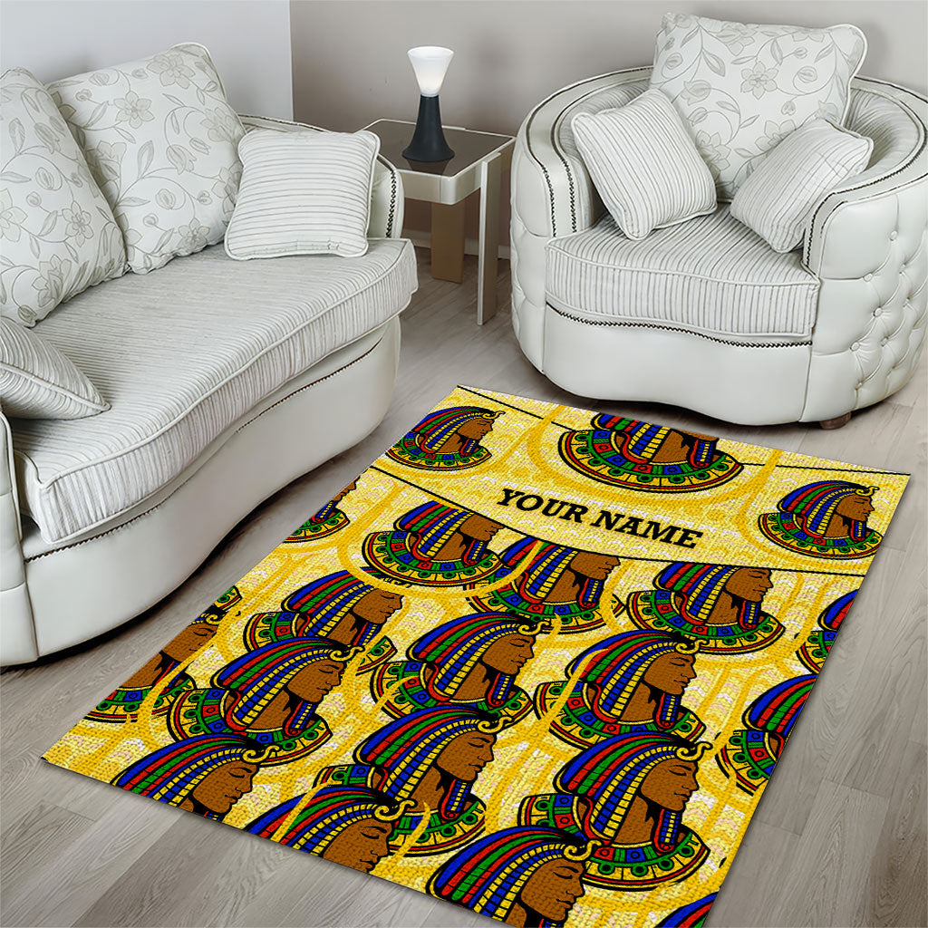 Personalized Daughters Of Isis Area Rug Ancient Egyptian Goddess Pharaoh