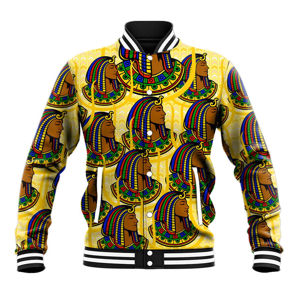 Personalized Daughters Of Isis Baseball Jacket Ancient Egyptian Goddess Pharaoh