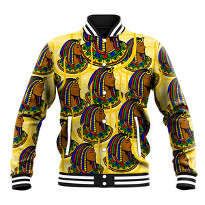 Personalized Daughters Of Isis Baseball Jacket Ancient Egyptian Goddess Pharaoh