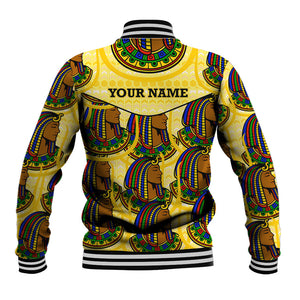 Personalized Daughters Of Isis Baseball Jacket Ancient Egyptian Goddess Pharaoh
