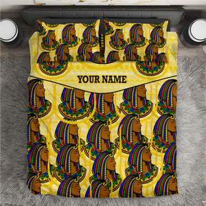 Personalized Daughters Of Isis Bedding Set Ancient Egyptian Goddess Pharaoh