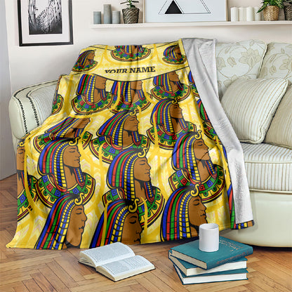 Personalized Daughters Of Isis Blanket Ancient Egyptian Goddess Pharaoh