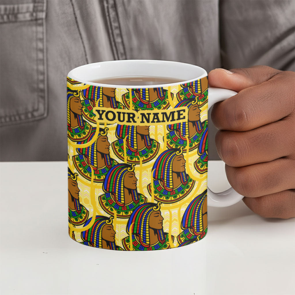 Personalized Daughters Of Isis Ceramic Mug Ancient Egyptian Goddess Pharaoh