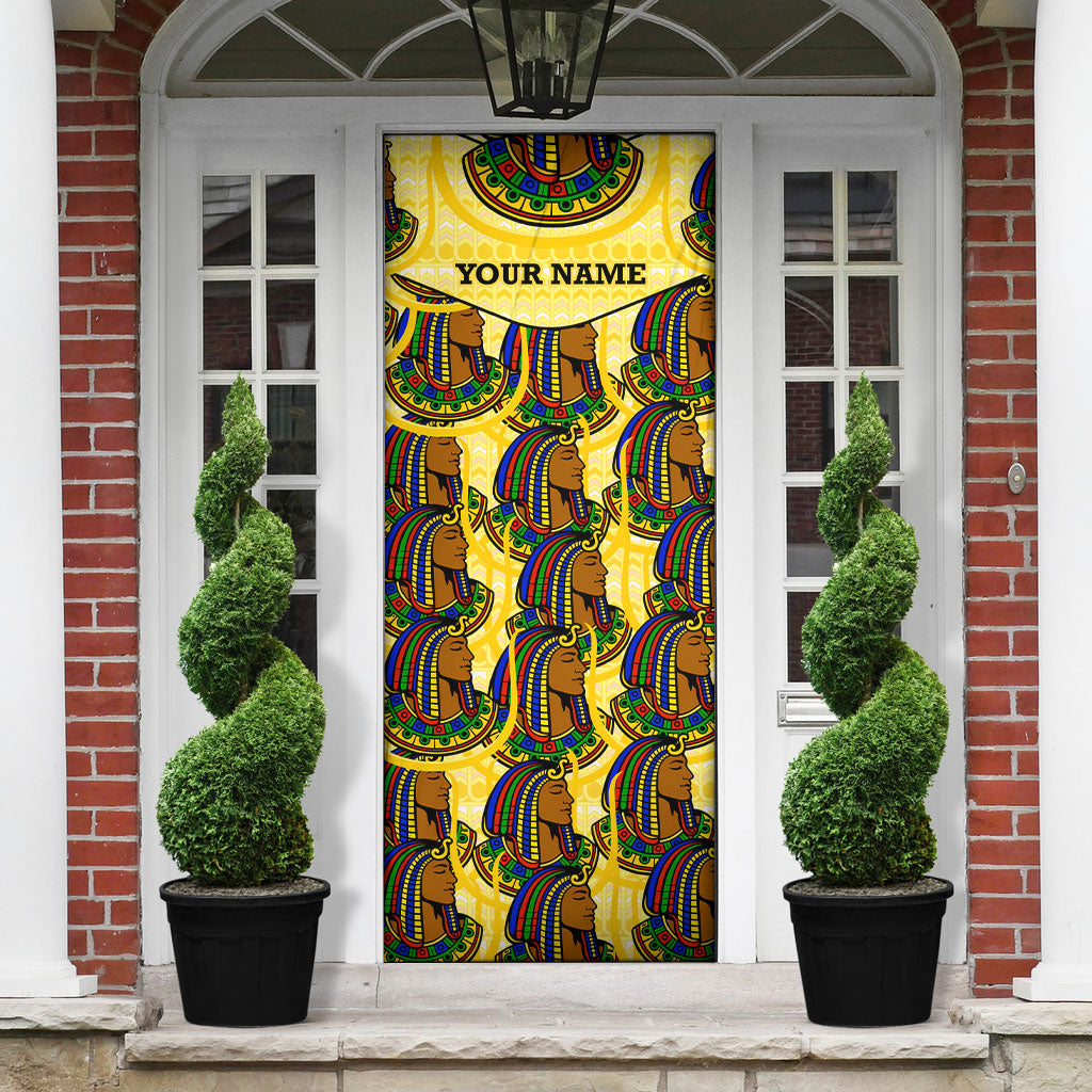Personalized Daughters Of Isis Door Cover Ancient Egyptian Goddess Pharaoh