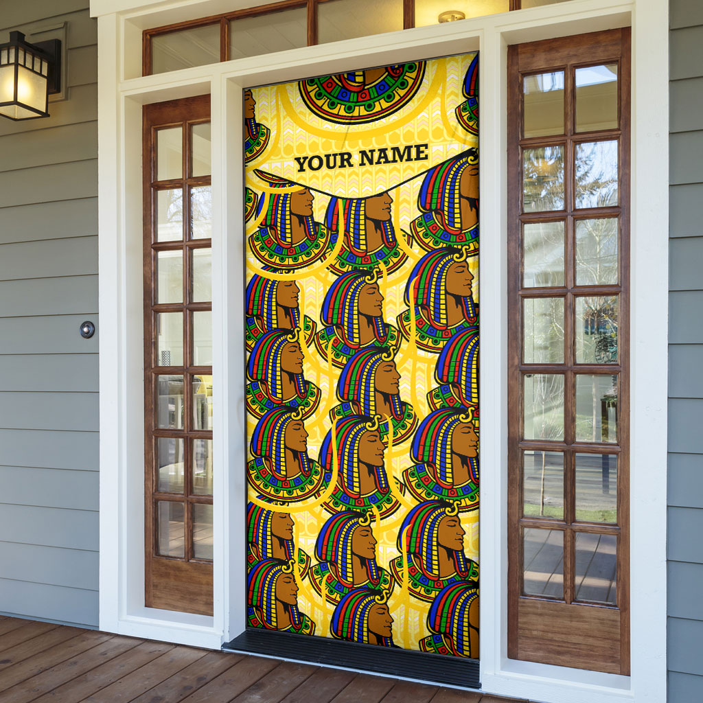 Personalized Daughters Of Isis Door Cover Ancient Egyptian Goddess Pharaoh