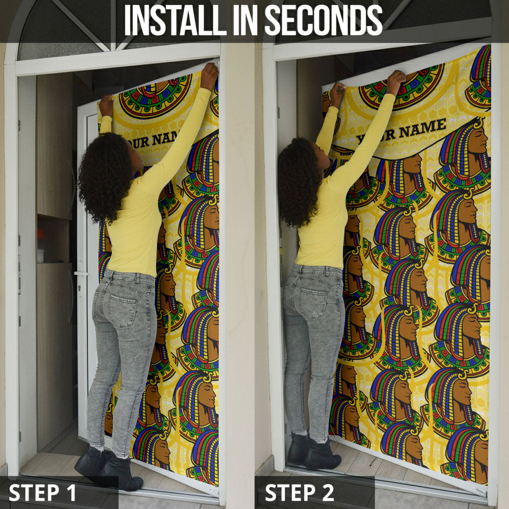 Personalized Daughters Of Isis Door Cover Ancient Egyptian Goddess Pharaoh