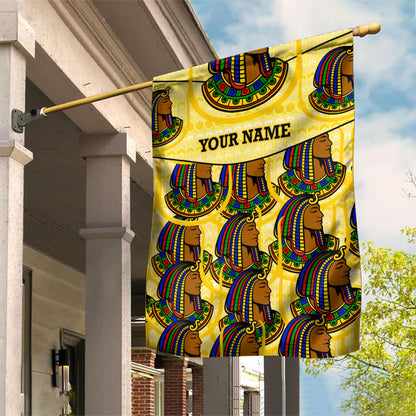 Personalized Daughters Of Isis Garden Flag Ancient Egyptian Goddess Pharaoh