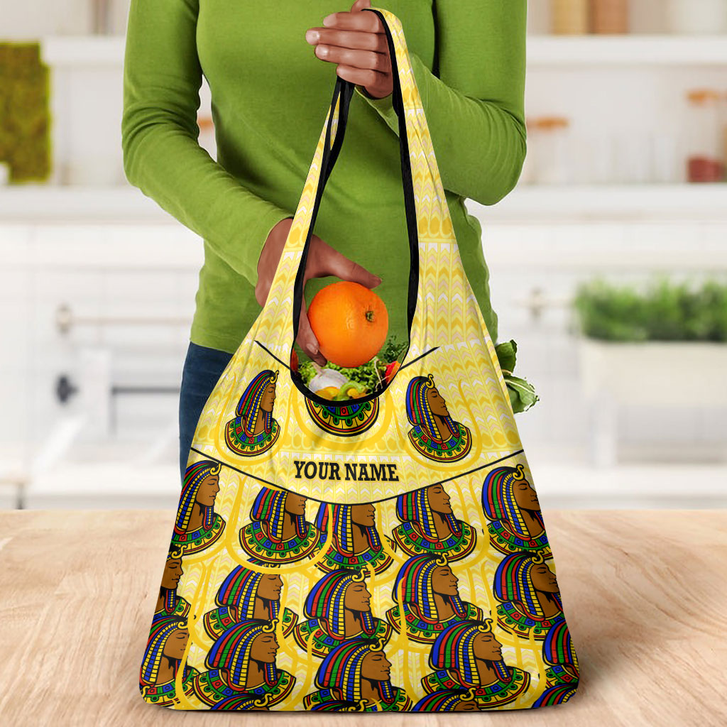 Personalized Daughters Of Isis Grocery Bag Ancient Egyptian Goddess Pharaoh