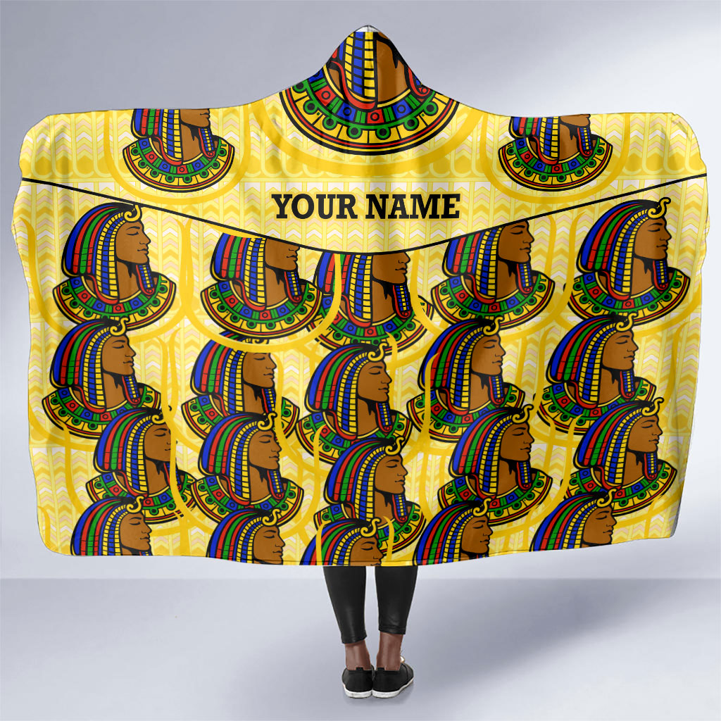 Personalized Daughters Of Isis Hooded Blanket Ancient Egyptian Goddess Pharaoh
