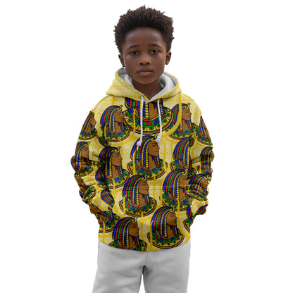 Personalized Daughters Of Isis Kid Hoodie Ancient Egyptian Goddess Pharaoh