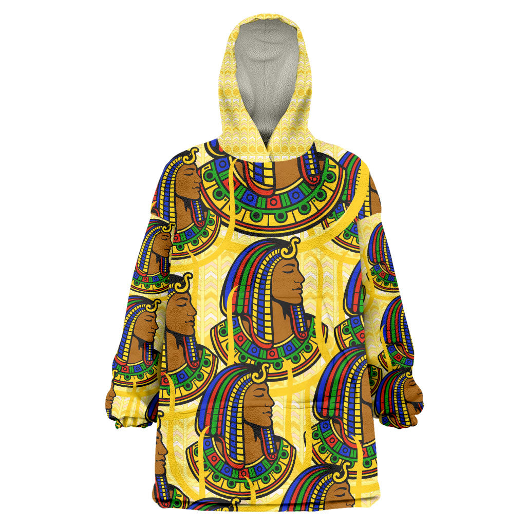 Personalized Daughters Of Isis Kid Wearable Blanket Hoodie Ancient Egyptian Goddess Pharaoh