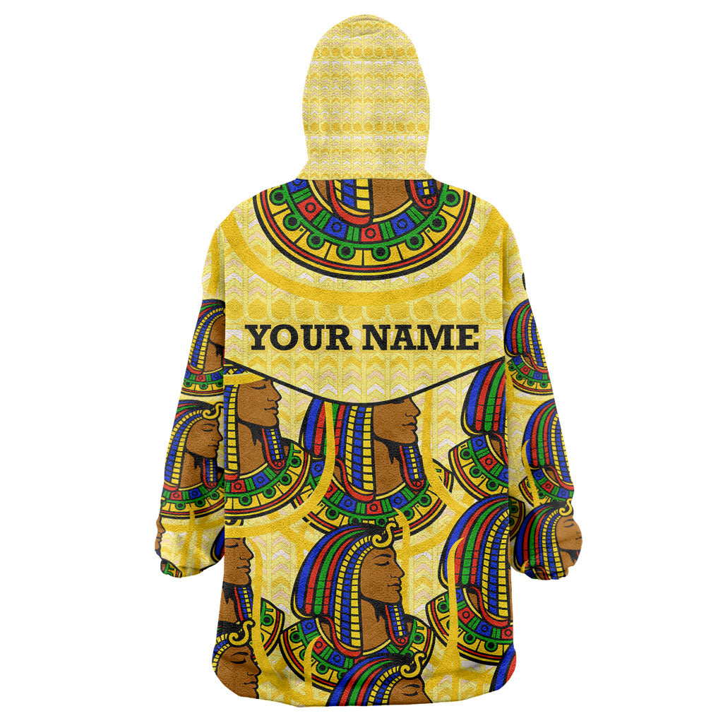 Personalized Daughters Of Isis Kid Wearable Blanket Hoodie Ancient Egyptian Goddess Pharaoh