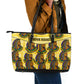 Personalized Daughters Of Isis Leather Tote Bag Ancient Egyptian Goddess Pharaoh