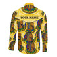 Personalized Daughters Of Isis Long Sleeve Button Shirt Ancient Egyptian Goddess Pharaoh