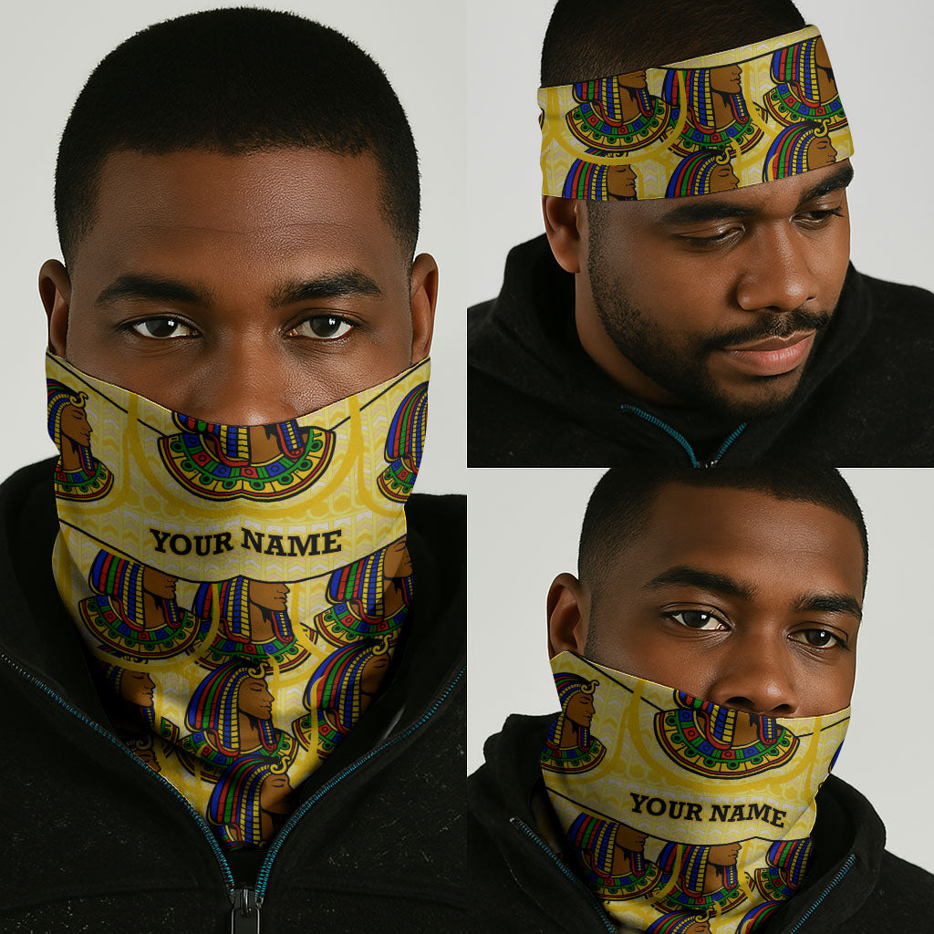 Personalized Daughters Of Isis Neck Gaiter Ancient Egyptian Goddess Pharaoh
