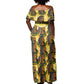 Personalized Daughters Of Isis Off Shoulder Maxi Dress Ancient Egyptian Goddess Pharaoh