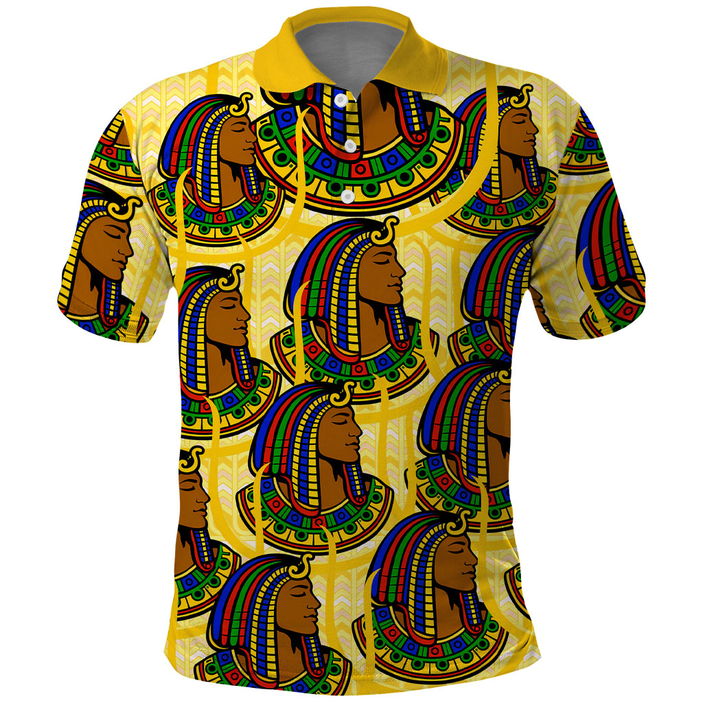 Personalized Daughters Of Isis Polo Shirt Ancient Egyptian Goddess Pharaoh