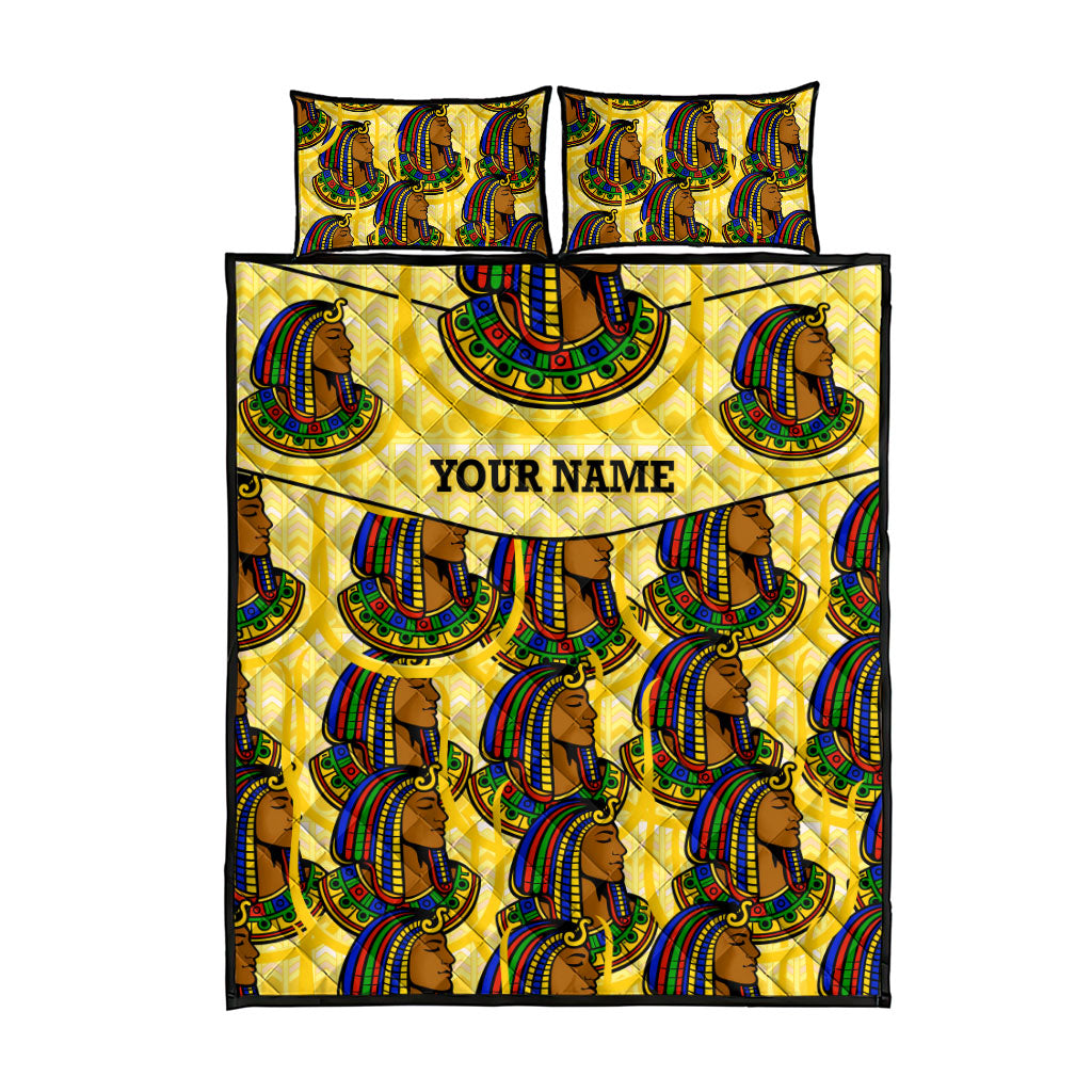 Personalized Daughters Of Isis Quilt Bed Set Ancient Egyptian Goddess Pharaoh
