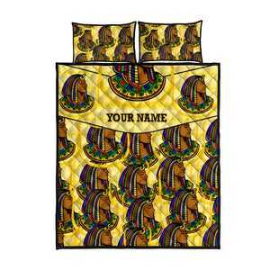 Personalized Daughters Of Isis Quilt Bed Set Ancient Egyptian Goddess Pharaoh