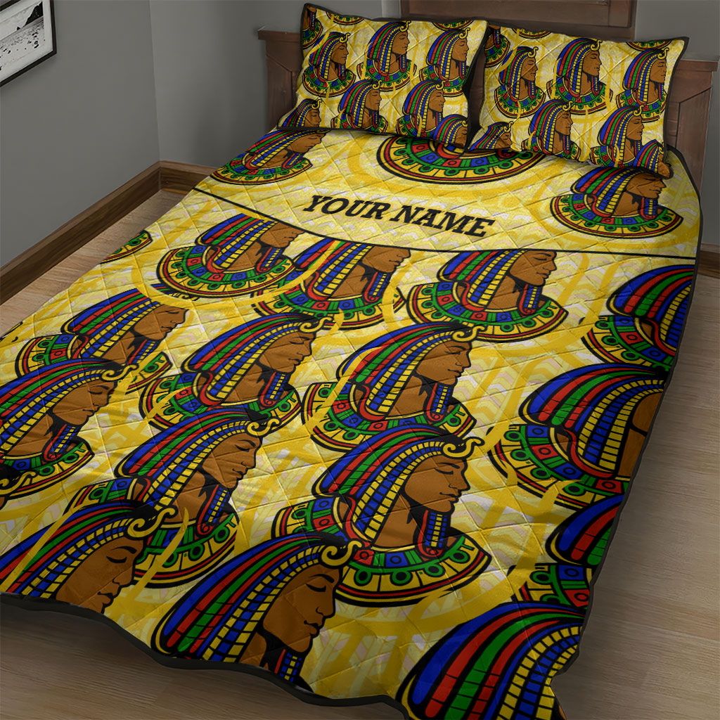 Personalized Daughters Of Isis Quilt Bed Set Ancient Egyptian Goddess Pharaoh