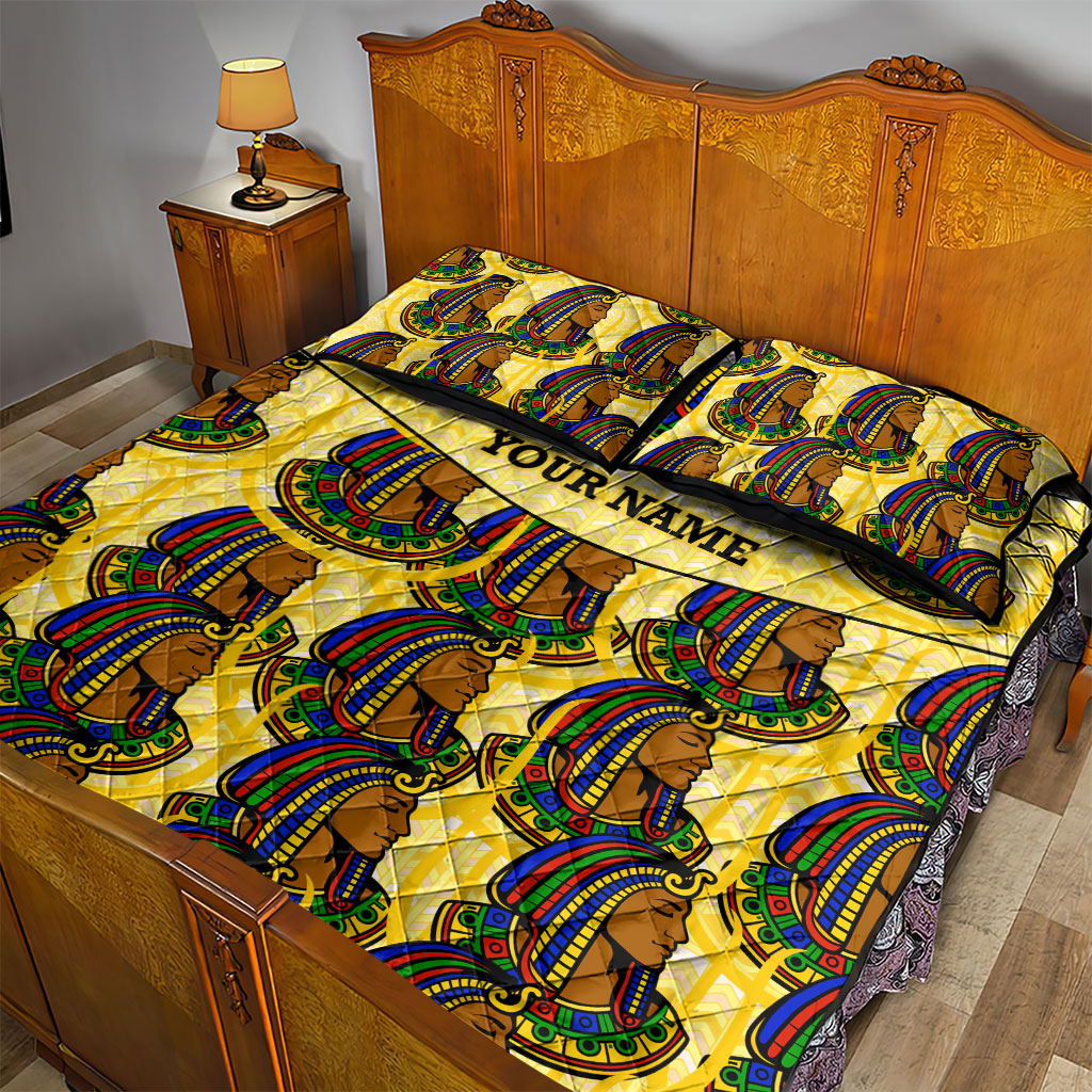 Personalized Daughters Of Isis Quilt Bed Set Ancient Egyptian Goddess Pharaoh