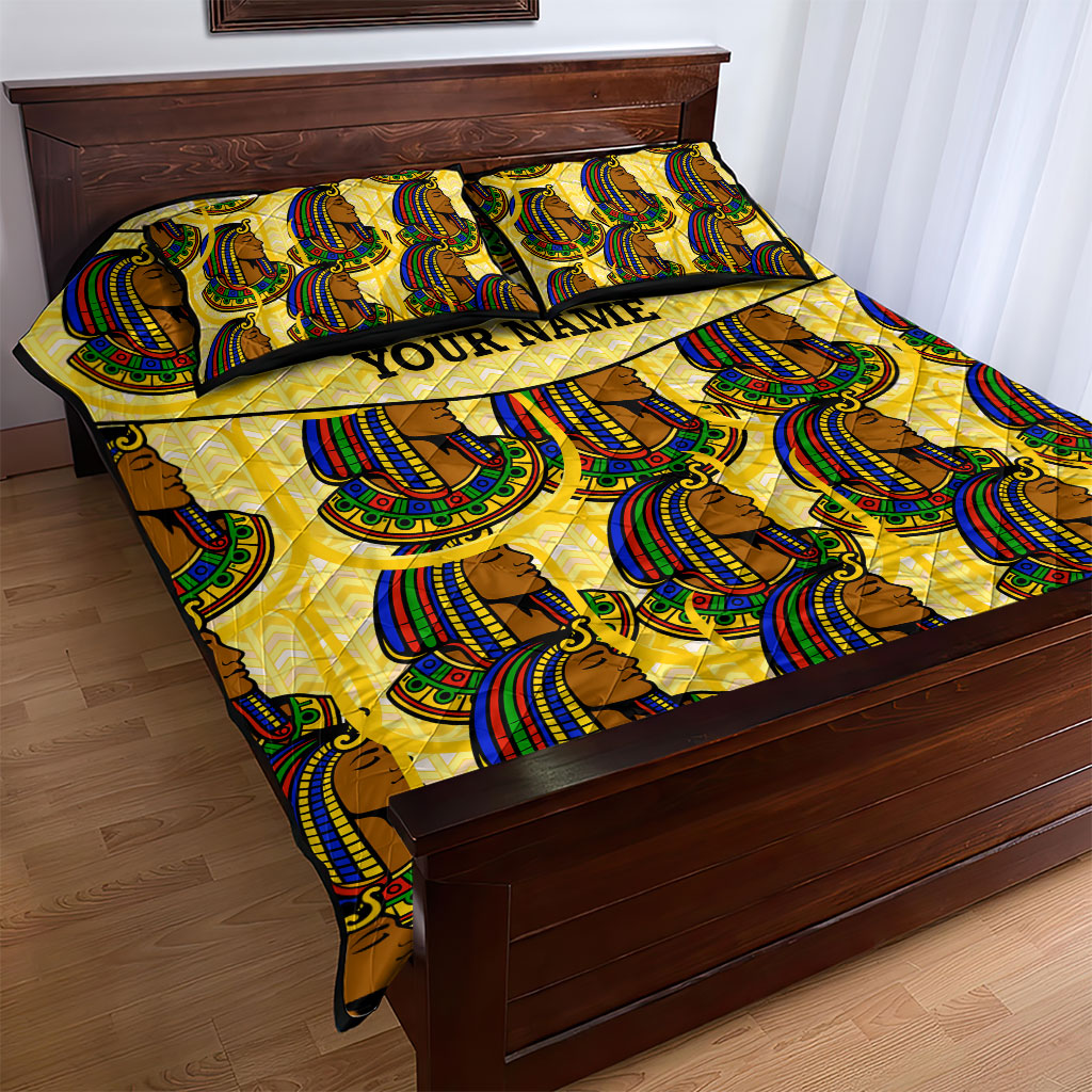 Personalized Daughters Of Isis Quilt Bed Set Ancient Egyptian Goddess Pharaoh