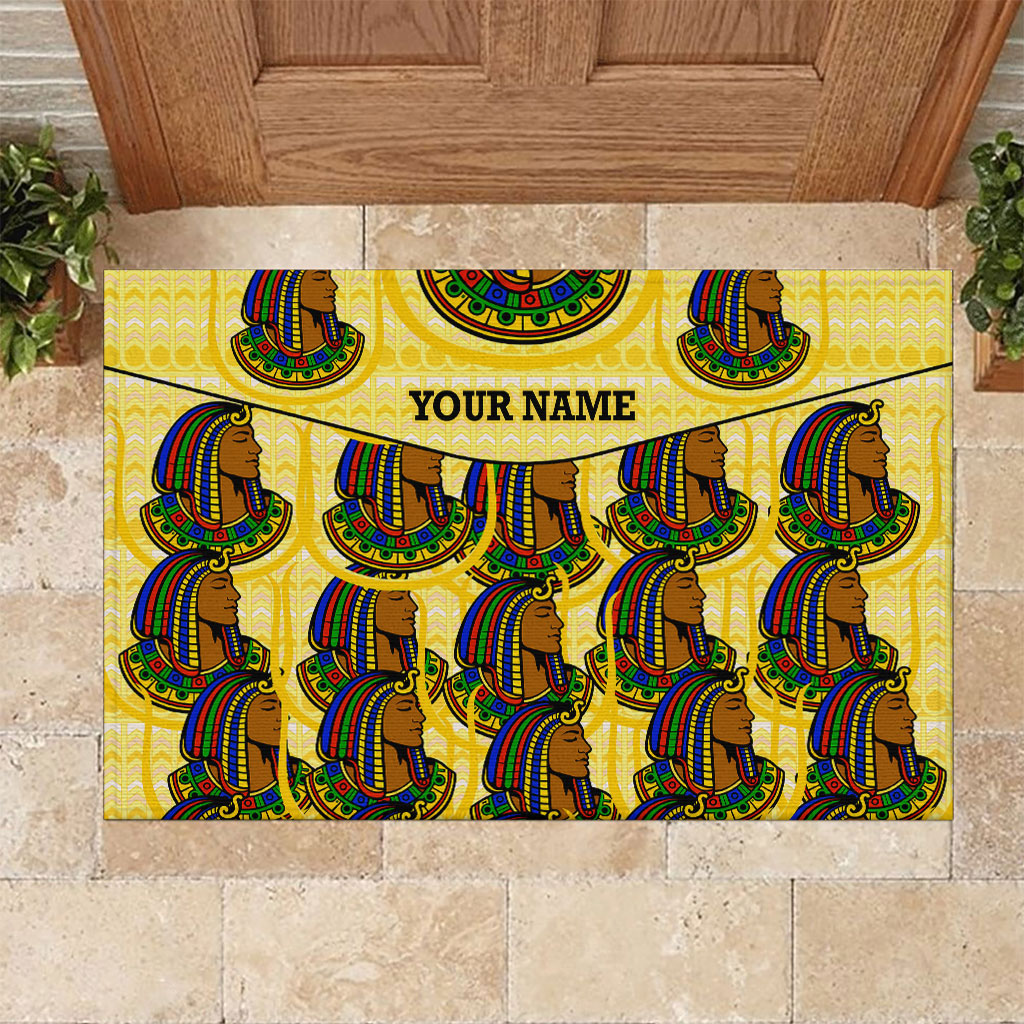 Personalized Daughters Of Isis Rubber Doormat Ancient Egyptian Goddess Pharaoh