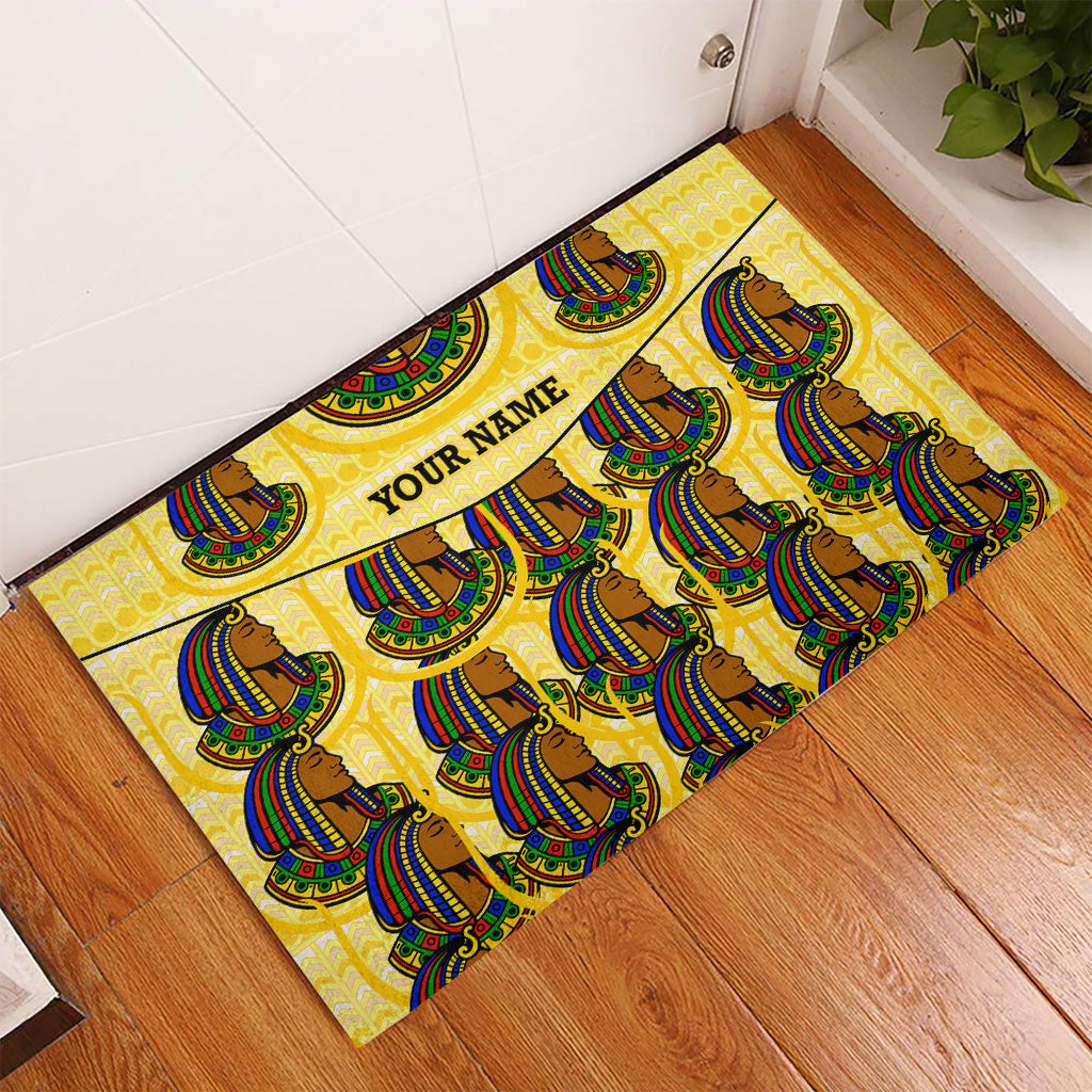 Personalized Daughters Of Isis Rubber Doormat Ancient Egyptian Goddess Pharaoh