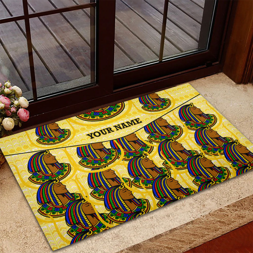 Personalized Daughters Of Isis Rubber Doormat Ancient Egyptian Goddess Pharaoh