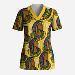 Personalized Daughters Of Isis Scrub Top Ancient Egyptian Goddess Pharaoh