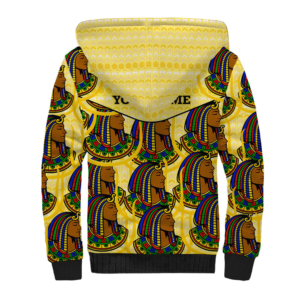 Personalized Daughters Of Isis Sherpa Hoodie Ancient Egyptian Goddess Pharaoh
