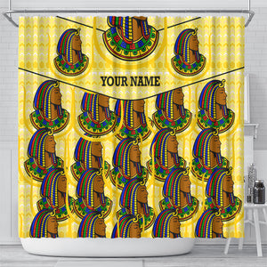 Personalized Daughters Of Isis Shower Curtain Ancient Egyptian Goddess Pharaoh