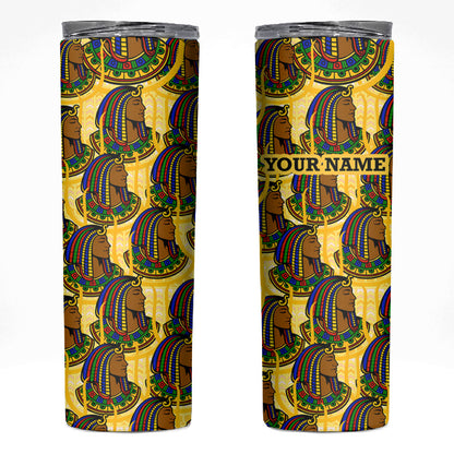 Personalized Daughters Of Isis Skinny Tumbler Ancient Egyptian Goddess Pharaoh