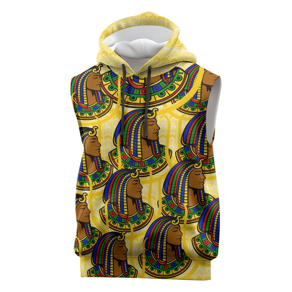 Personalized Daughters Of Isis Sleeveless Hoodie Ancient Egyptian Goddess Pharaoh