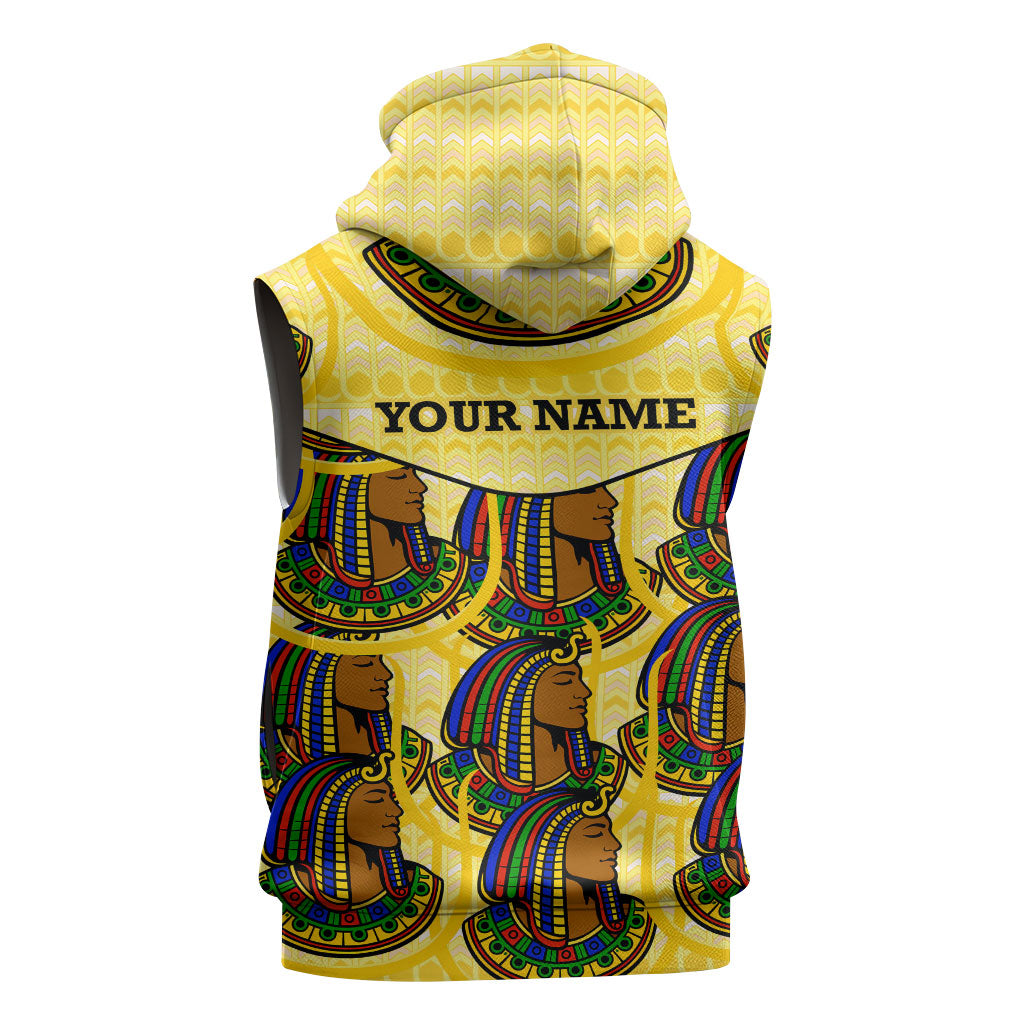 Personalized Daughters Of Isis Sleeveless Hoodie Ancient Egyptian Goddess Pharaoh