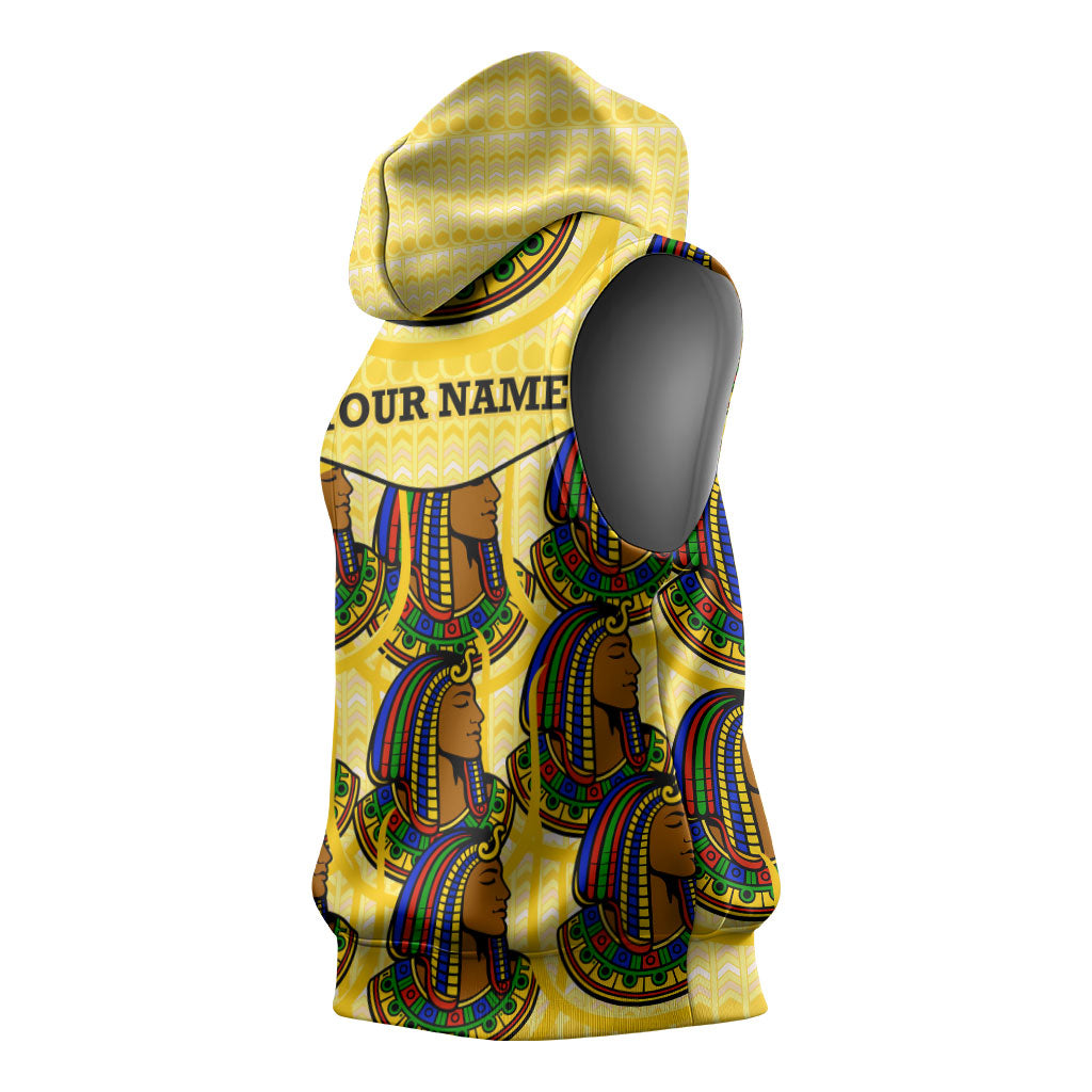 Personalized Daughters Of Isis Sleeveless Hoodie Ancient Egyptian Goddess Pharaoh