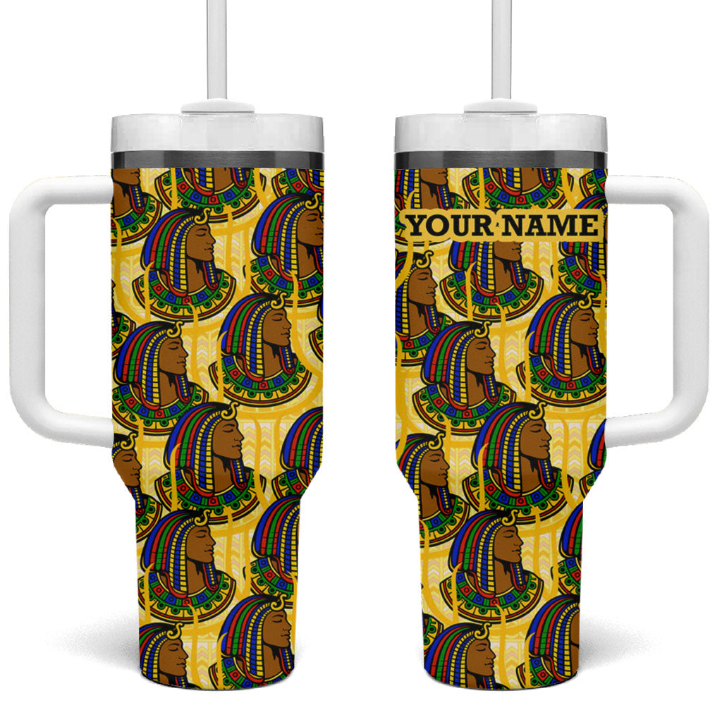 Personalized Daughters Of Isis Tumbler With Handle Ancient Egyptian Goddess Pharaoh