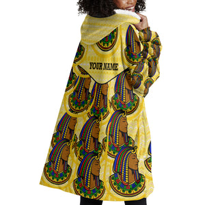 Personalized Daughters Of Isis Wearable Blanket Hoodie Ancient Egyptian Goddess Pharaoh