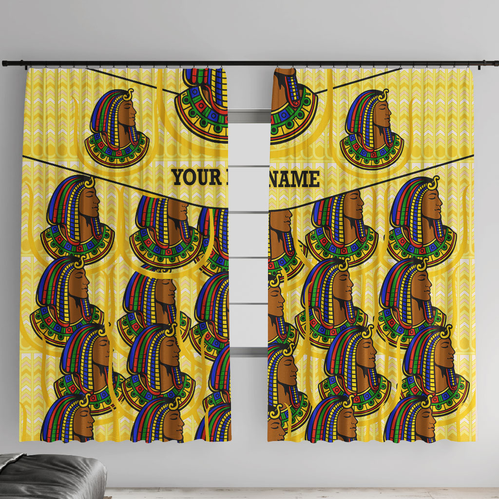 Personalized Daughters Of Isis Window Curtain Ancient Egyptian Goddess Pharaoh