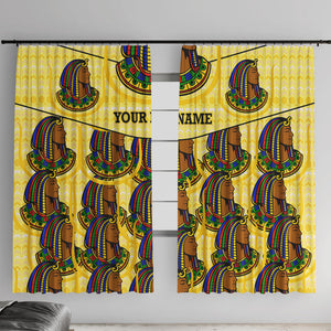 Personalized Daughters Of Isis Window Curtain Ancient Egyptian Goddess Pharaoh