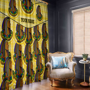Personalized Daughters Of Isis Window Curtain Ancient Egyptian Goddess Pharaoh