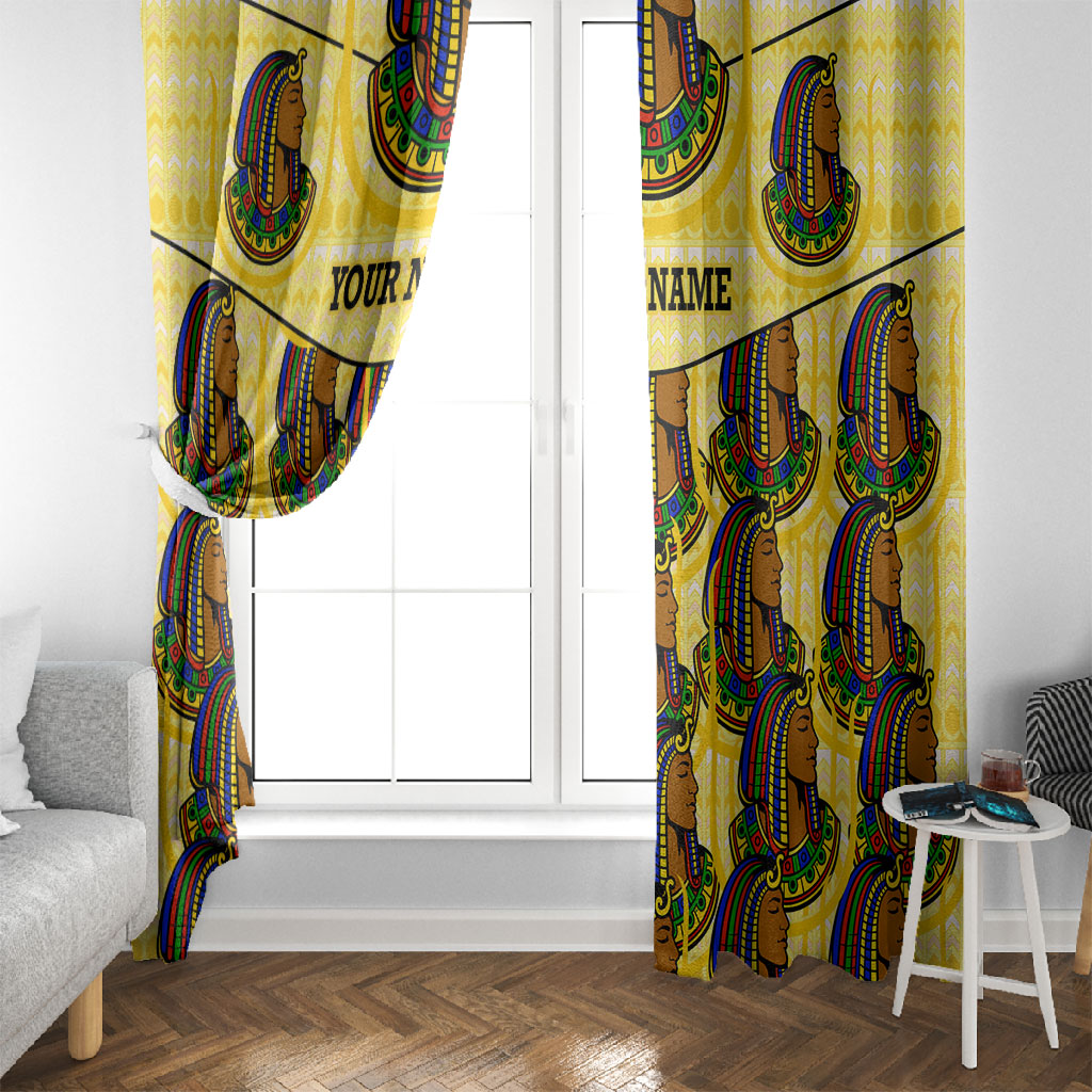 Personalized Daughters Of Isis Window Curtain Ancient Egyptian Goddess Pharaoh