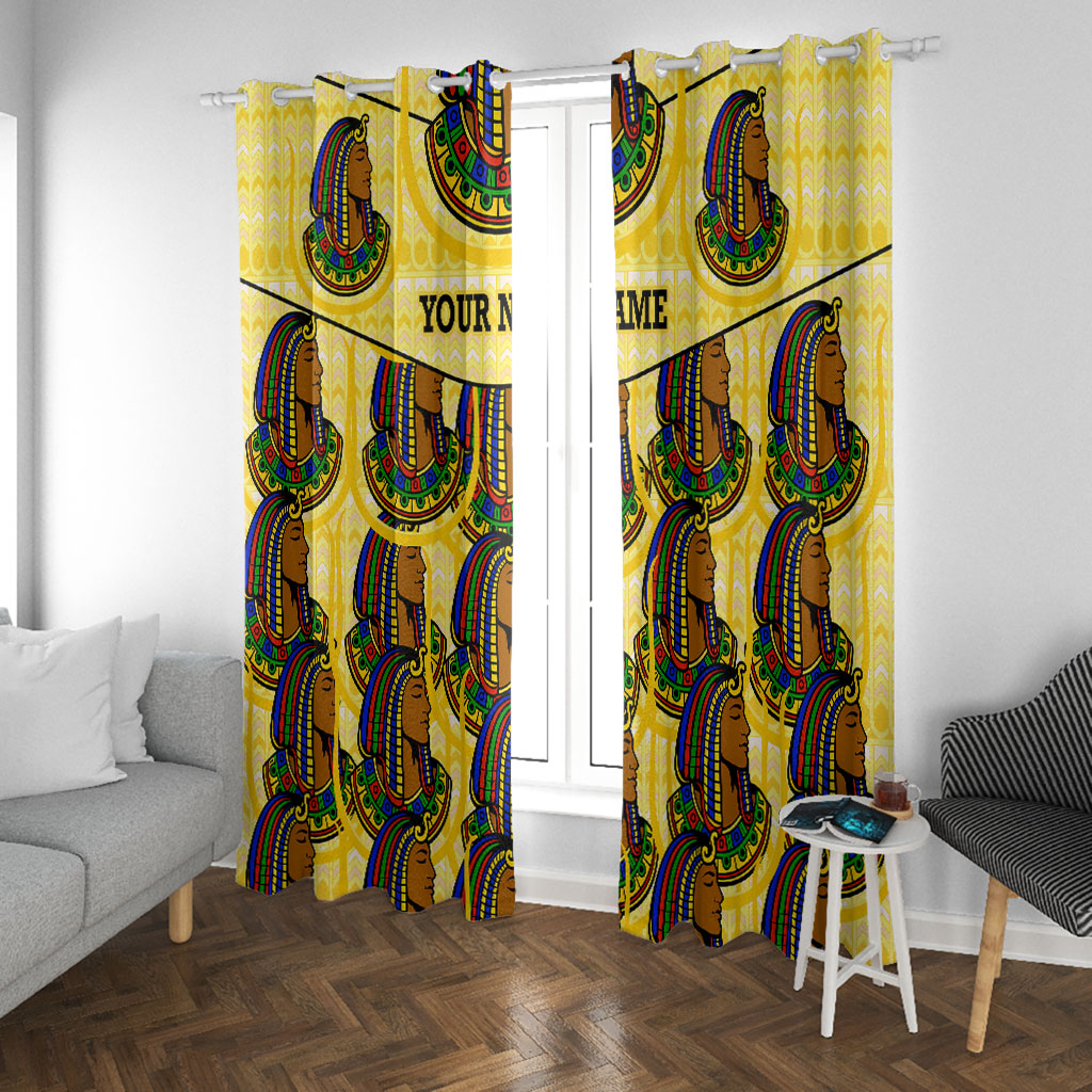 Personalized Daughters Of Isis Window Curtain Ancient Egyptian Goddess Pharaoh