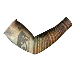 Daughters Of Isis Arm Sleeves Eye Of Horus Ancient Egyptian Goddess - Vintage Parchment Art