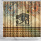 Daughters Of Isis Shower Curtain Eye Of Horus Ancient Egyptian Goddess - Vintage Parchment Art
