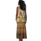 Daughters Of Isis Tank Maxi Dress Eye Of Horus Ancient Egyptian Goddess - Vintage Parchment Art