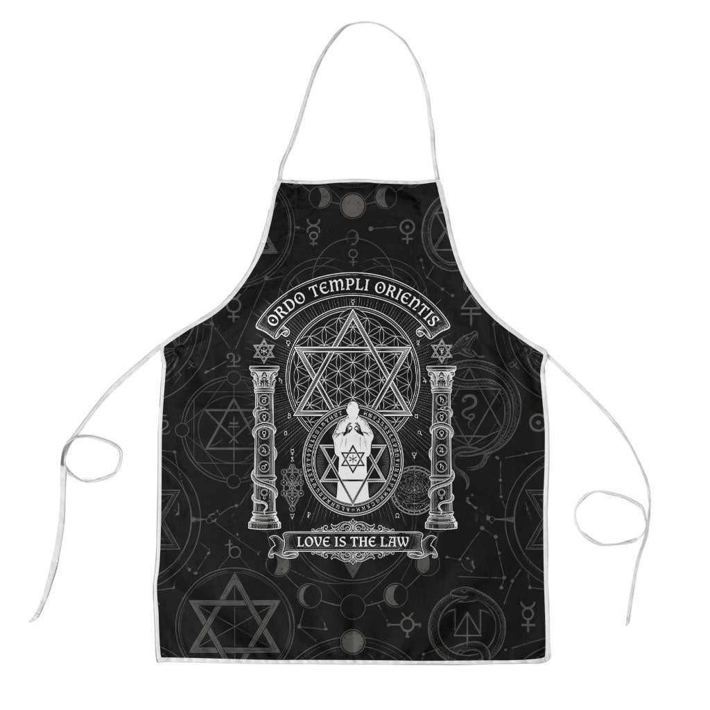 Ordo Templi Orientis Occult Symbolism Apron Esoteric Alchemy Sacred Geometry Black