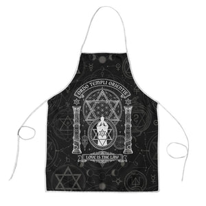 Ordo Templi Orientis Occult Symbolism Apron Esoteric Alchemy Sacred Geometry Black